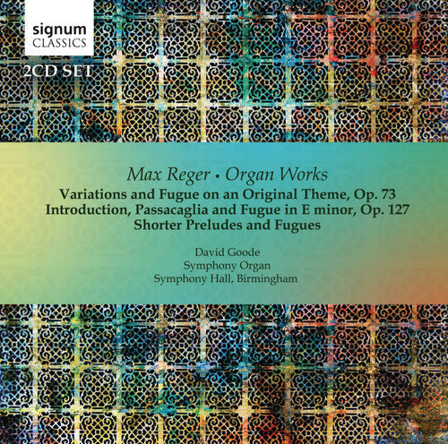 Reger / Goode / Symphony Organ - Organ Works - Music CD