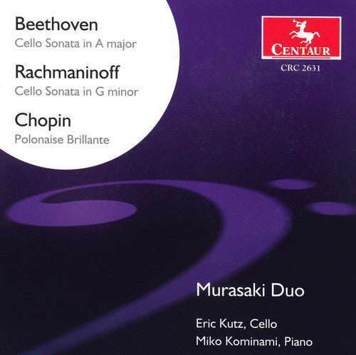 Beethoven / Rachmaninoff / Chopin / Murasaki Duo - Cello Sonatas / Polonaise Brillante Music CD