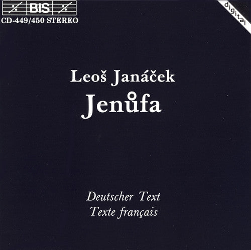 Janacek / Queler / Opera Orchestra N.y. - Jenufa Complete Opera Sung In Czech - Music CD