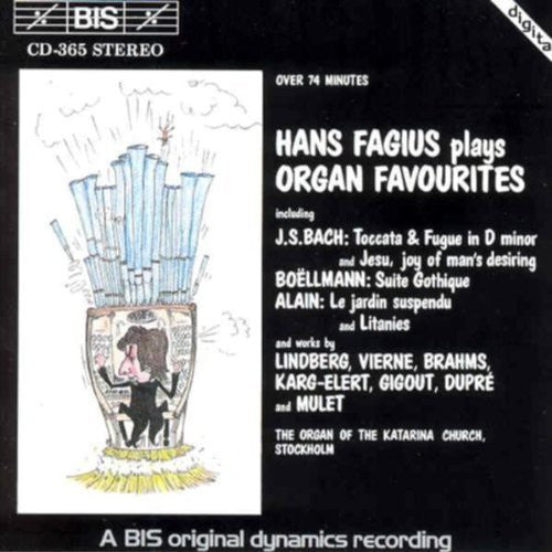 HANS FAGIUS - Plays Organ Favorites Music CD