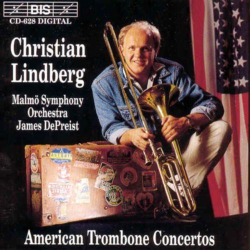 CHRISTIAN LINDBERG - American Trombone Concertos Music CD