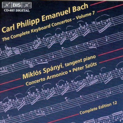 Bach,c.p.e. / Spanyi / Spany / Szuts - Complete Keyboard Concertos 7 - Music CD