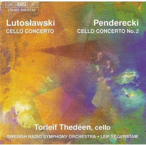 TORLEIF THEDEEN - Lutoslawski: Cello Cto / Penderecki: Cto #2 Music CD