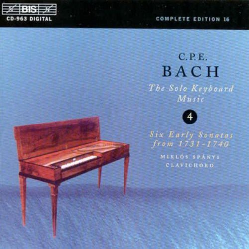 Miklos Spanyi - Solo Keyboard Music 4: Sta in B Flat W.62, Etc. Music CD
