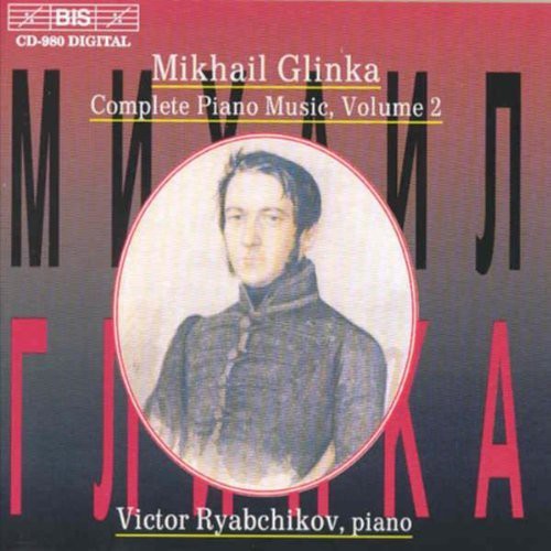 Glinka / Ryabchikov,victor - Music For Piano 2: Variations, Rondino, Etc - Music CD