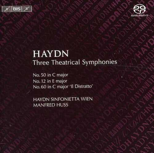 Haydn / Haydn Sinfonietta Wien / Huss - Three Theatrical Symphonies - Super Audio CD