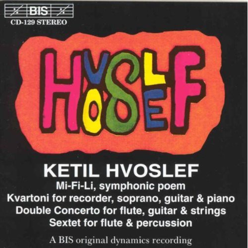 Hvoslef / Rpo - Mi-fi-li Symphonic Poem / Kvartoni - Music CD