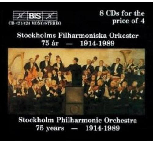 Stockholm Philharmonic Orchestra - 75 Year: 1914-1989 - Music CD