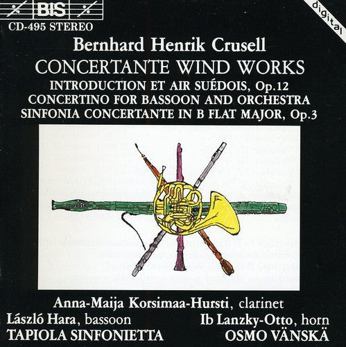 Crusell / Vanska / Tapiola Sinfonietta - Introduction & Swedish Air For Clarinet & Orch - Music CD