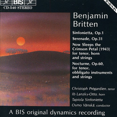 Britten / Vanska / Tapiola Sinfonietta - Sinfonietta Opus 1 - Music CD