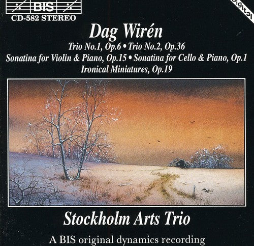Stockholm Arts Trio - Trios 1 & 2 / Sonatinas / Ironical Miniatures Music CD