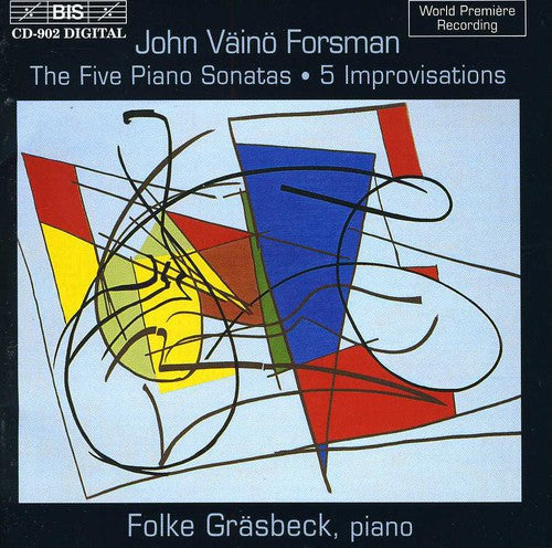 Folke Grasbeck - Five Piano Sonatas Music CD