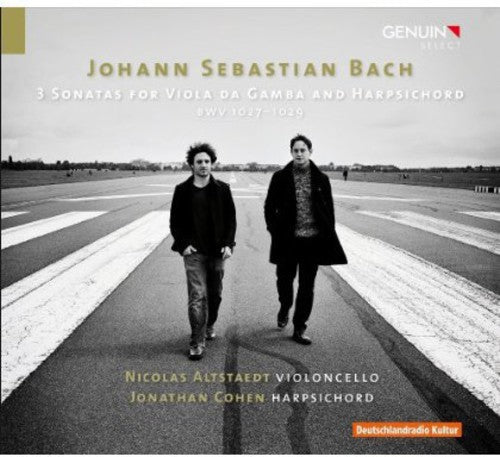 Bach / Altstaedt / Cohen - 3 Sonatas For Viola Da Gamba & Harpsichord - Music CD