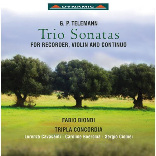 Tripla Concordia - Trio Sonatas for Recorder Violin & Continuo Music CD