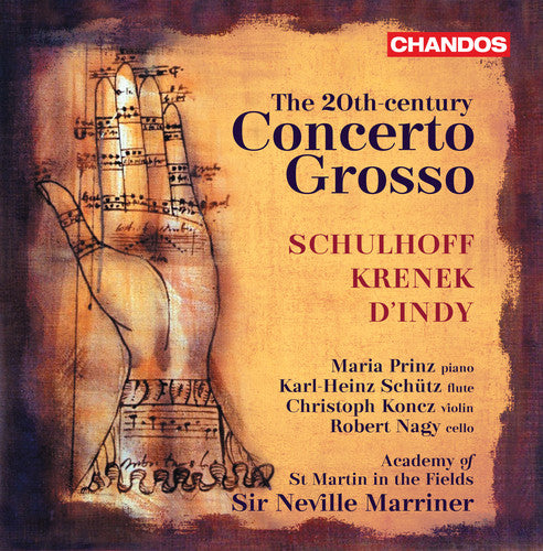 Dindy / Schutz / Academy Of St Martin In Fields - 20th-Century Concerto Grosso Music CD