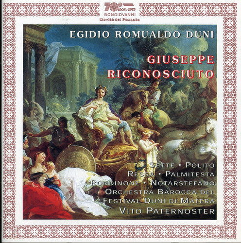 Duni / Stette / Polito / Ressa / Paternoster - Giuseppe Riconosciuto - Music CD