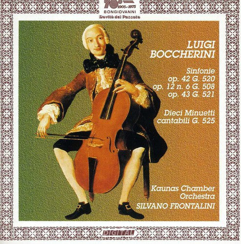 Boccherini / Frontalini,silvano - Sinfonia In Re Magg Op 42 G 520 - Music CD