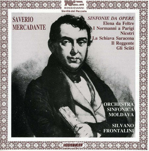 Mercadante / Frontalini,silvano - Sinfonie Da Opere: Elena Da Feltre - Music CD
