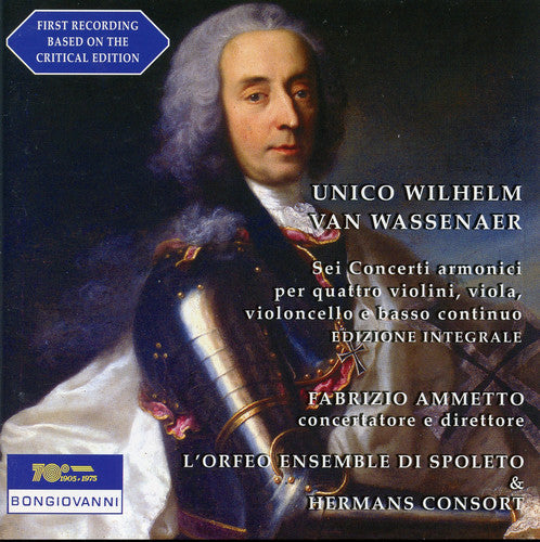 Van Wassenaer / Ammetto,fabrizio - Sei Concerti Armonici - Music CD