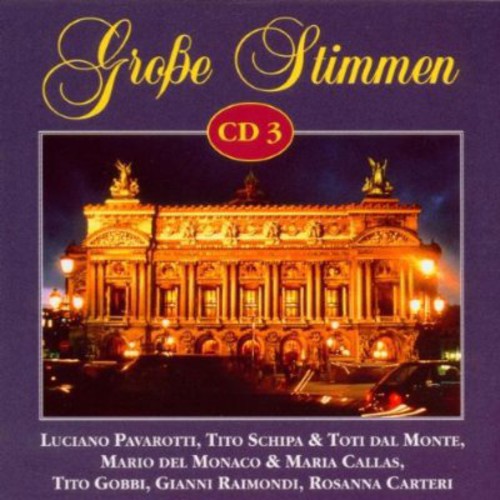 Mozart / Pavarotti / Schipa / Lanza - Great Voices 3 - Music CD