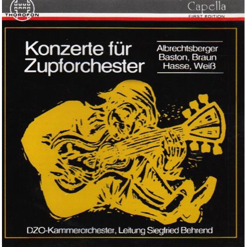 Albrechtsberger / Behrend / Dzo Chamber Orchestra - Concerts For Zupforchester - Music CD