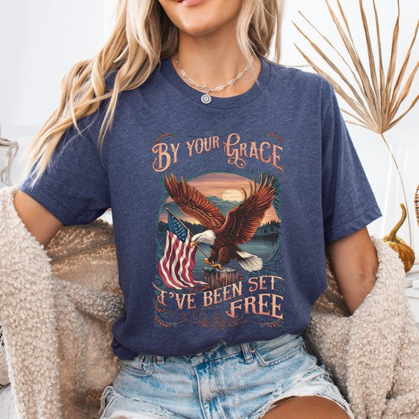 By Your Grace American Christian T-shirt