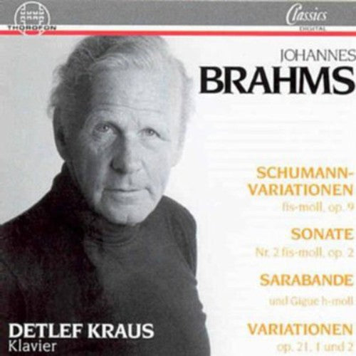 Brahms / Kraus,detlef - Piano Works / Son No 2 - Music CD