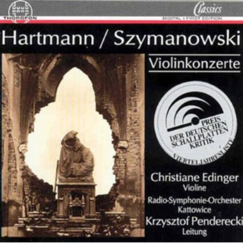 Szymanowski / Edinger,christiane - Violin Concertos - Music CD