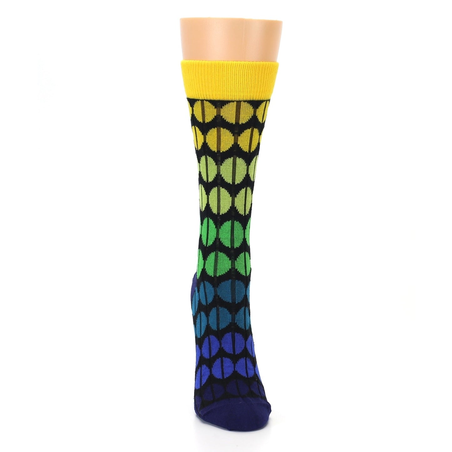 Yellow Green Beans Socks - Women's Dress Socks