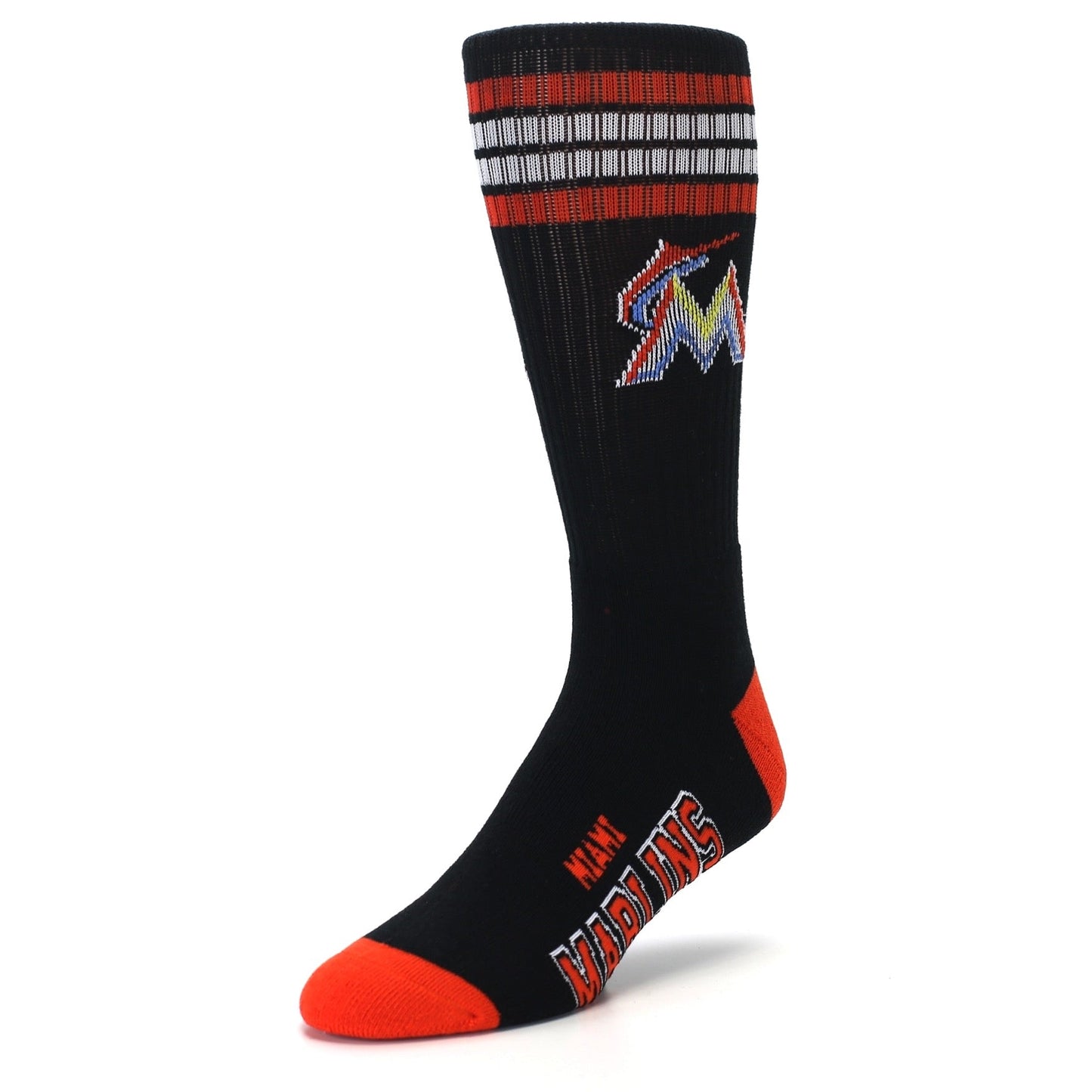 Miami Marlins Men's Athletic Crew Socks