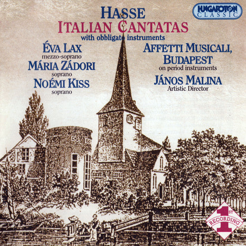 Hasse / Lax / Zadori / Kiss / Malina - Italian Cantatas with Obbligato Instruments Music CD