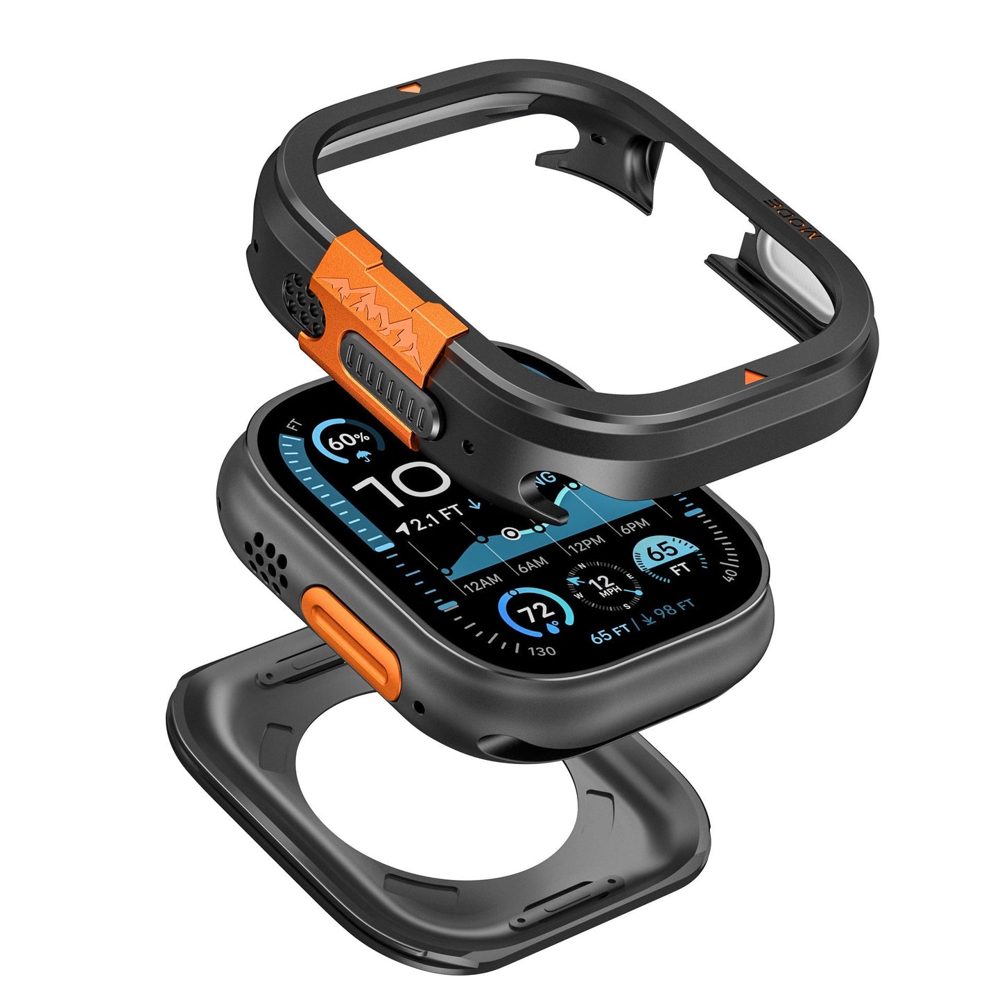 Apple Watch Zinc Alloy Electroplated Protective Case