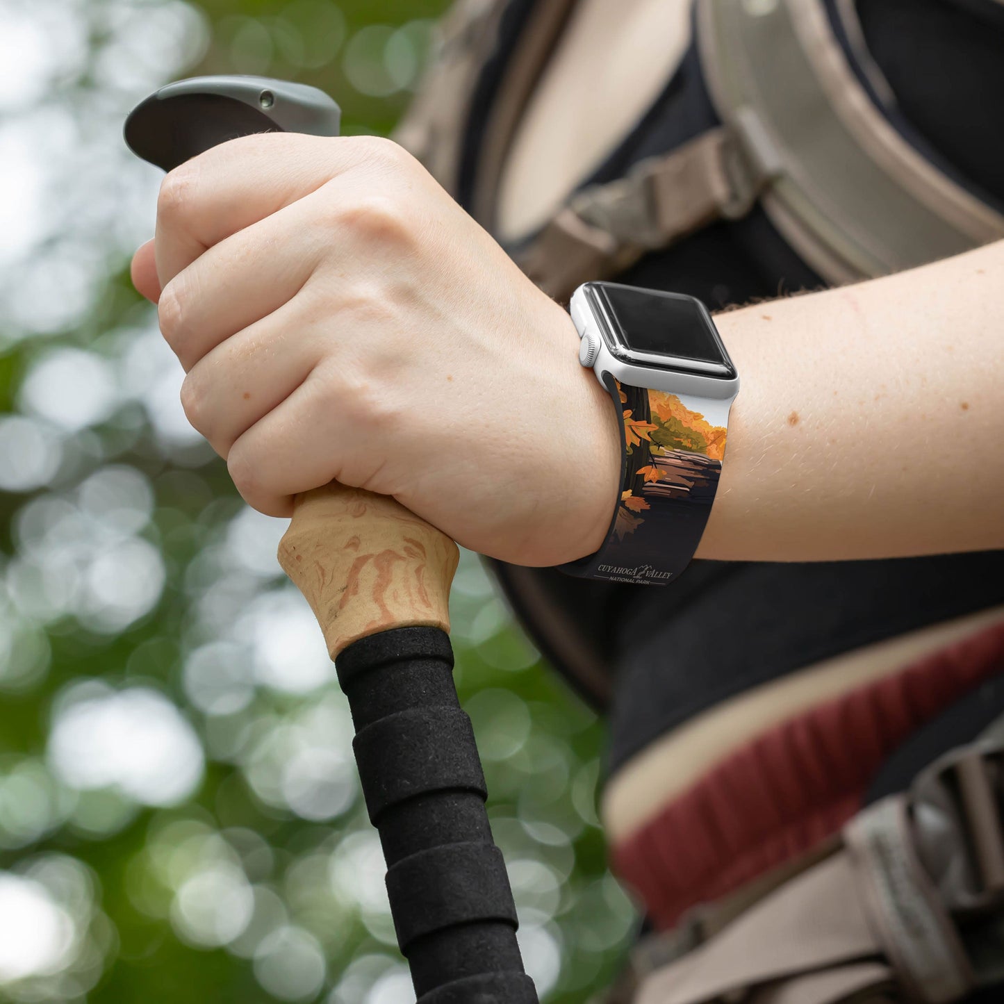 National Parks Cuyahoga Valley HD Fitbit Versa 3 & Sense 1 Watch Band