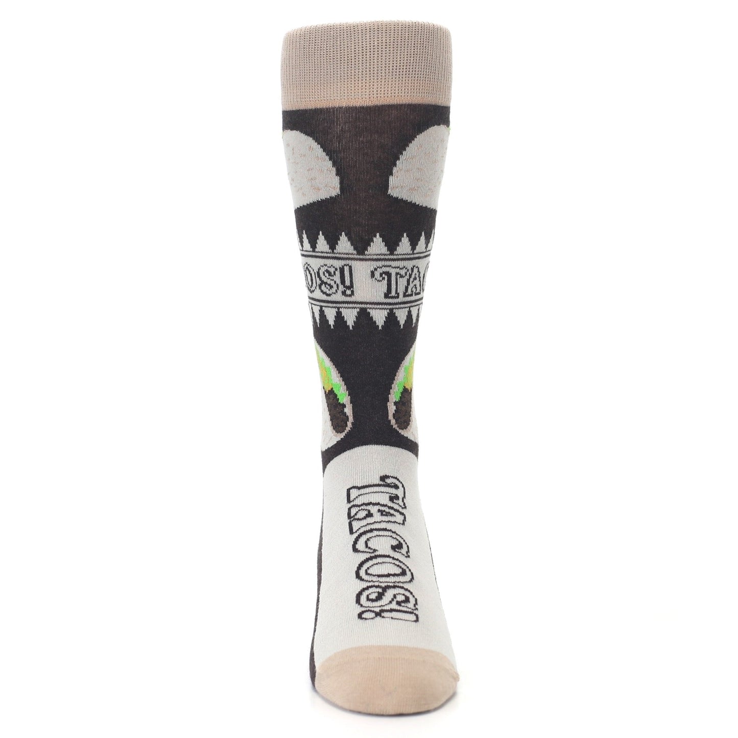 Soft Shell Taco Socks - Men's Novelty Dress Socks