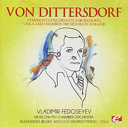 Dittersdorf - Symphony Concertante Bassoon Viola & Chamber Orch - Music CD