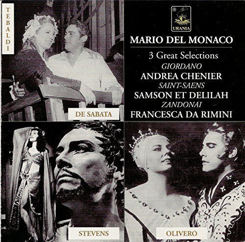 Giordano / Zandonai / Saint-Saens / Monaco - 3 Operatic Selections Music CD