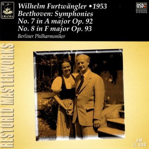 Beethoven / Berliner Philharmoniker / Furtwangler - Symphonies 7-8 - Music CD