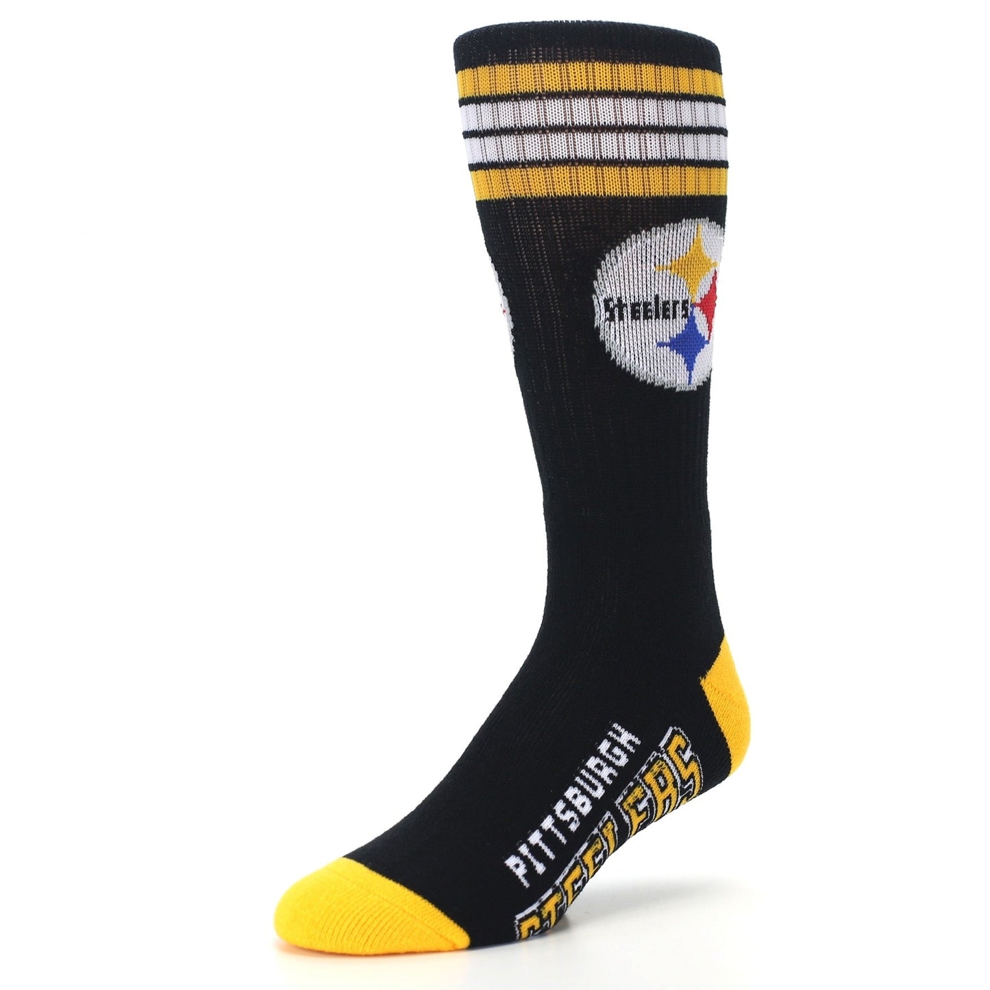 Pittsburgh Steelers Socks - Men's Athletic Crew Socks