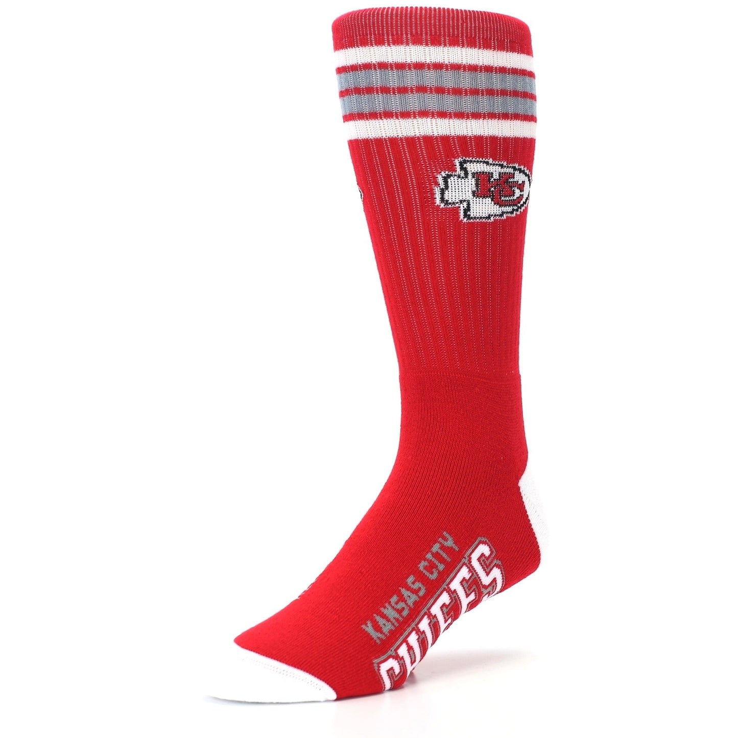 Kansas City Chiefs Socks - Men's Athletic Crew Socks