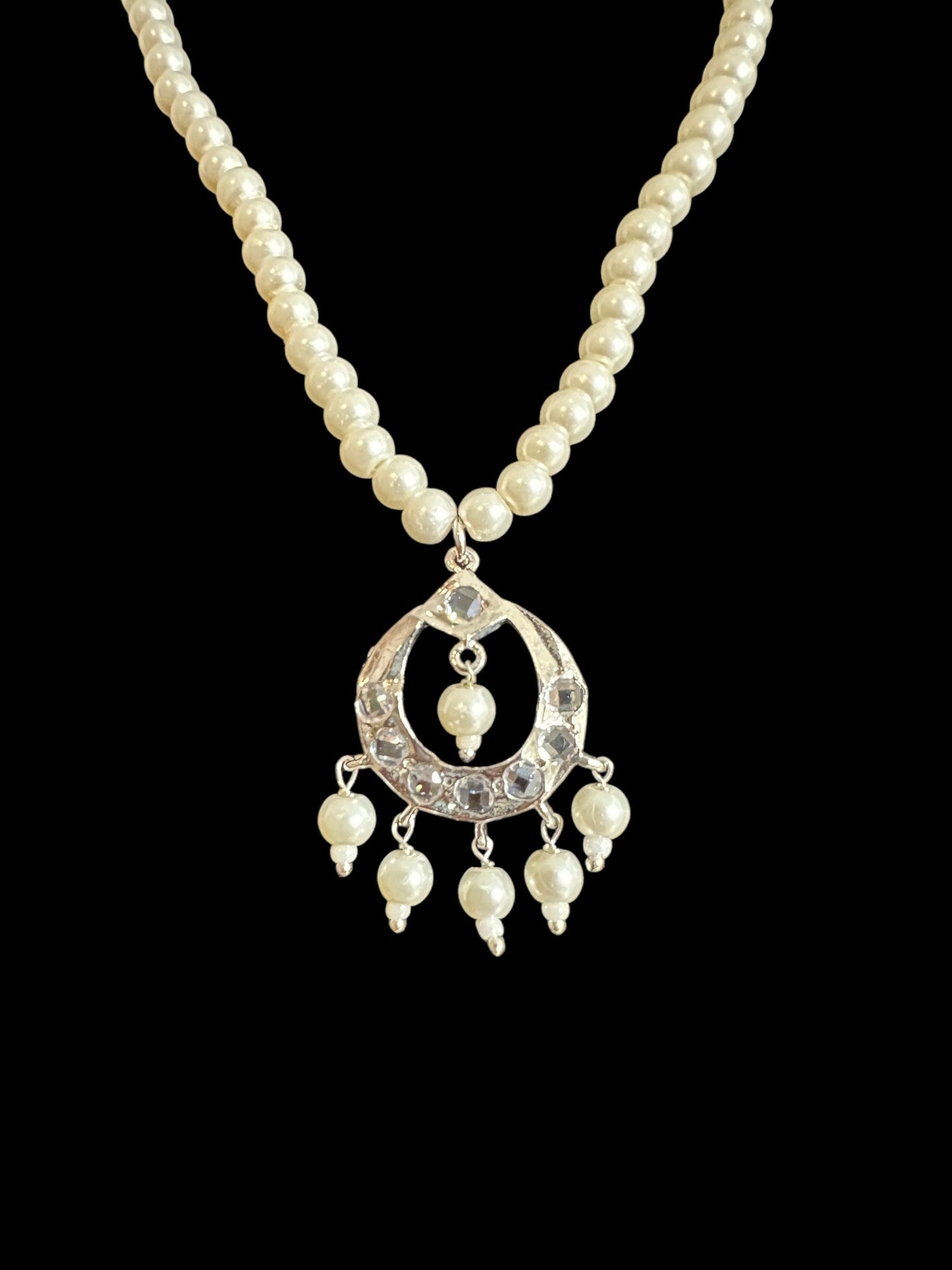 PS500 Nida pendant set - silver plated ( READY TO SHIP )
