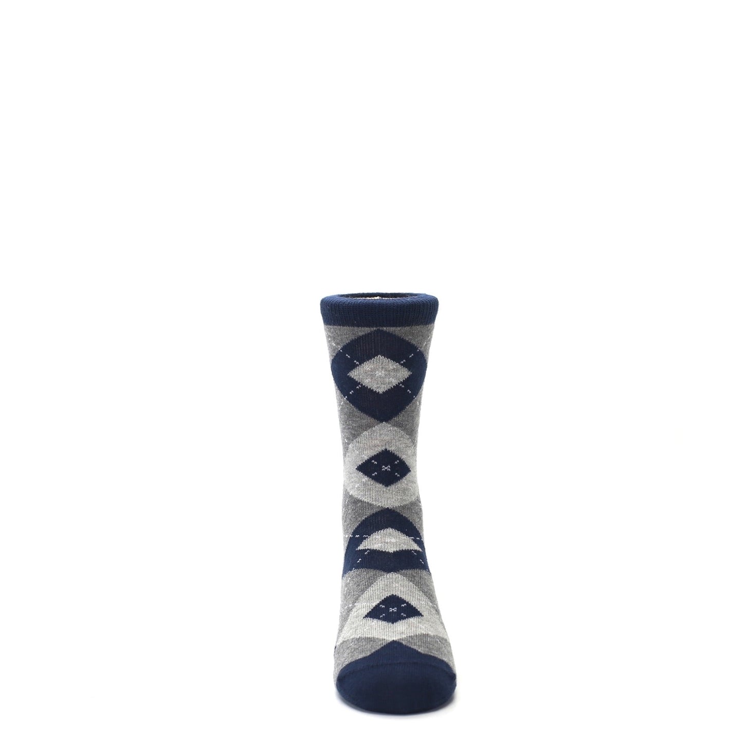 Navy Gray Junior Groomsmen Kid's Dress Socks