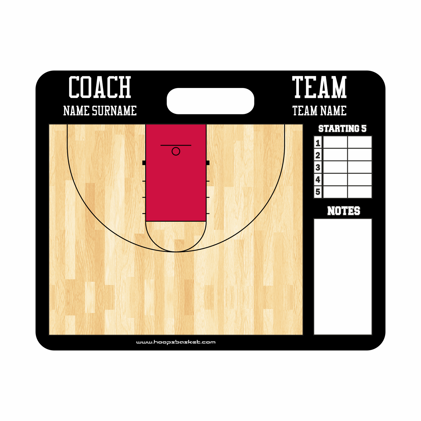 HIGH SCHOOL Custom American Style Magnetic Coaching Board 11.4'' x 9.4'' / 29 cm x 24 cm