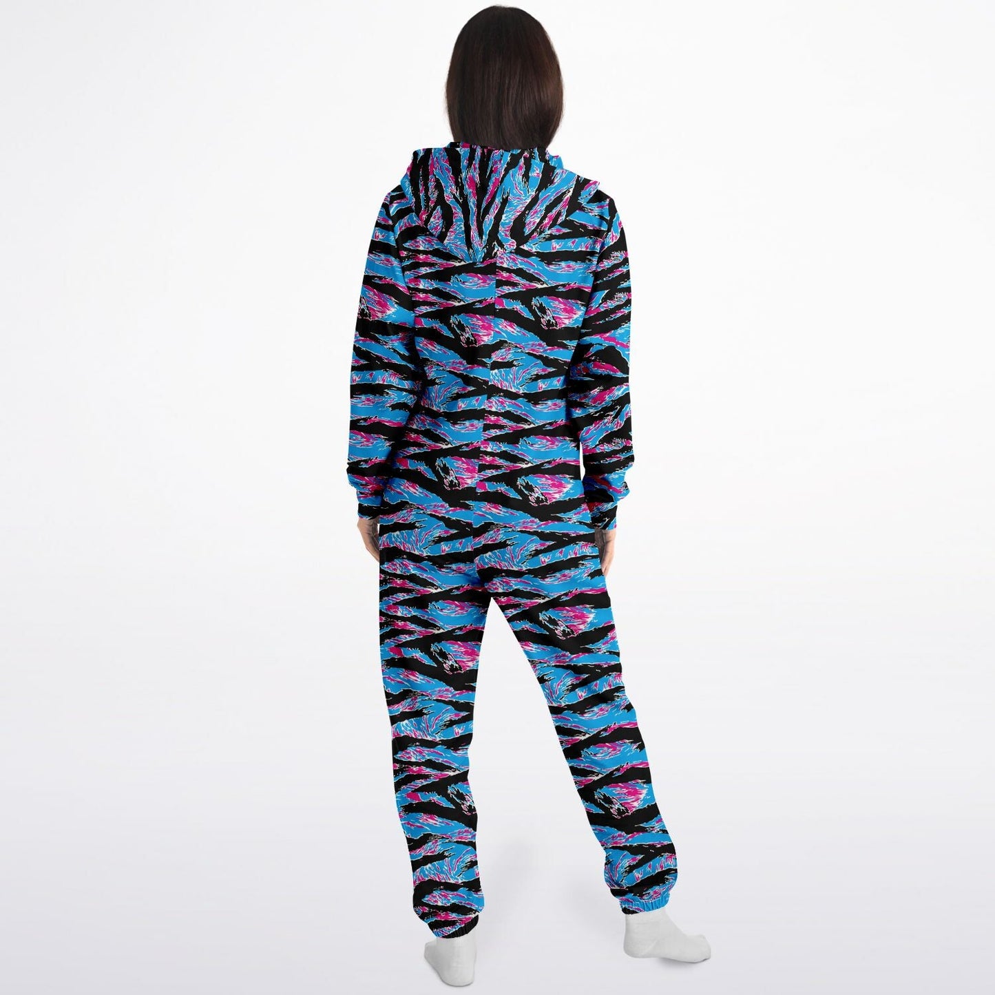 Miami Tiger Stripe Athletic Jumpsuit