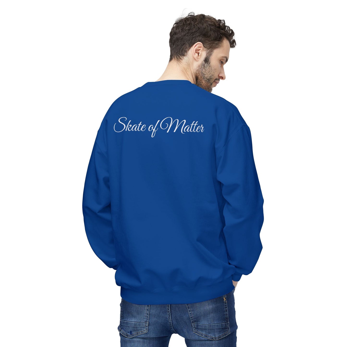 Skate Addict Unisex Fleece Crewneck Sweatshirt