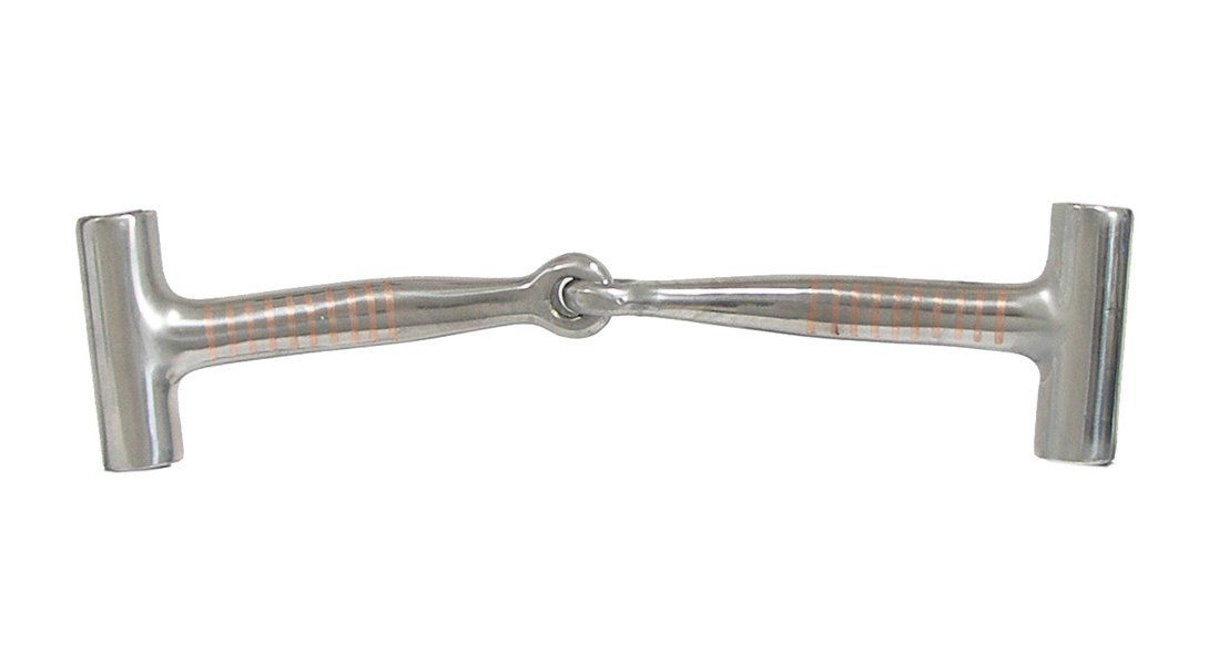 AJ Tack Double Rein Long Shank Sweet Iron Bit