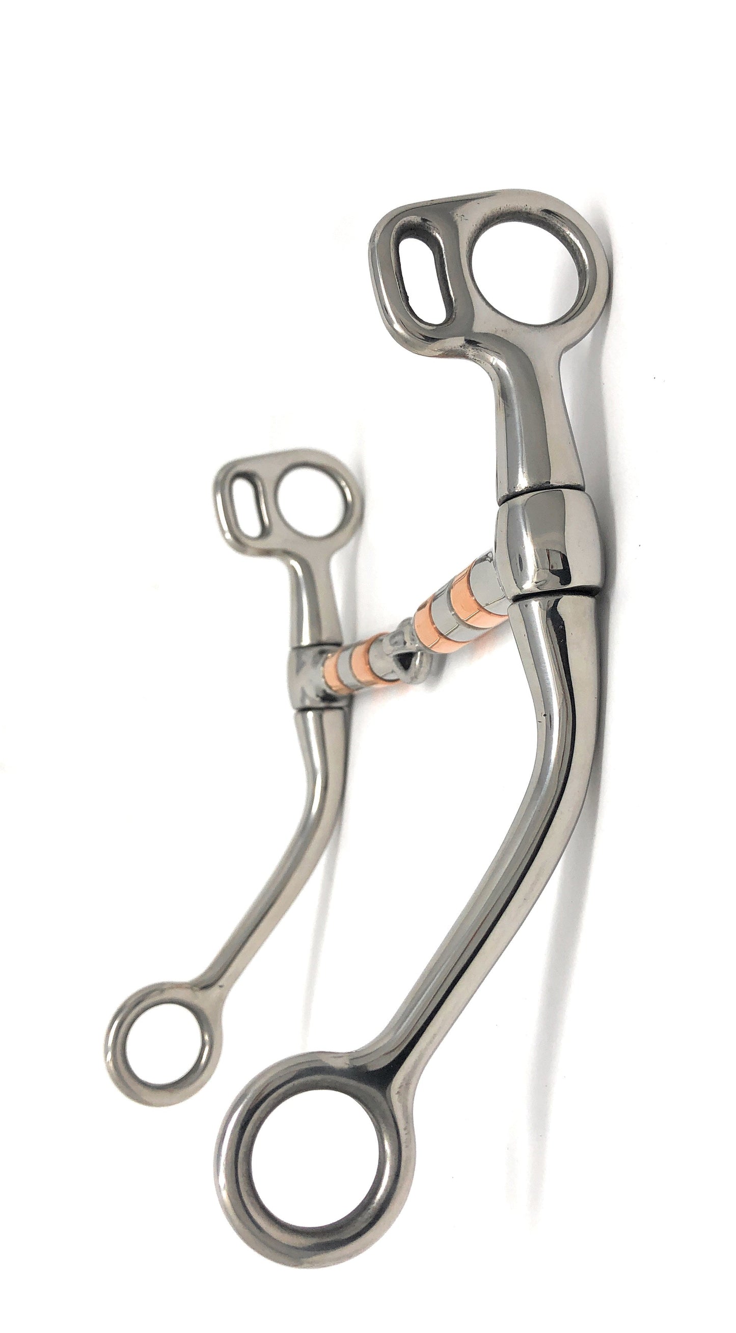 AJ Tack Tom Thumb Snaffle with Roller Bit