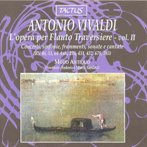 Vivaldi / Sardelli / Fedi - Works for Transverse Flute 2 Music CD