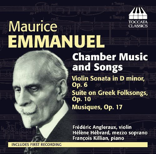 Emmanuel - Chamber Music & Songs - Music CD