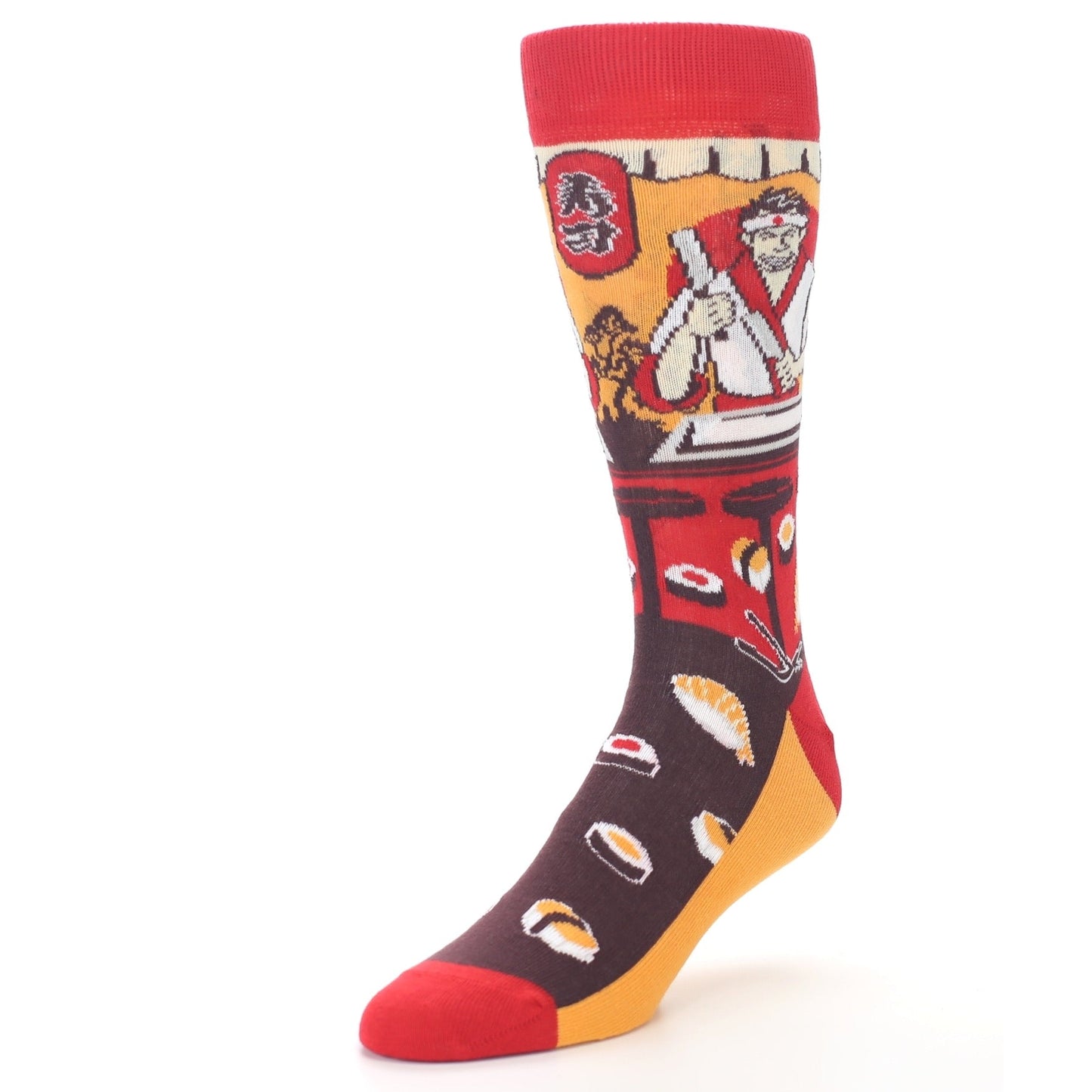 Sushi Chef Sushi Socks - Men's Novelty Dress Socks
