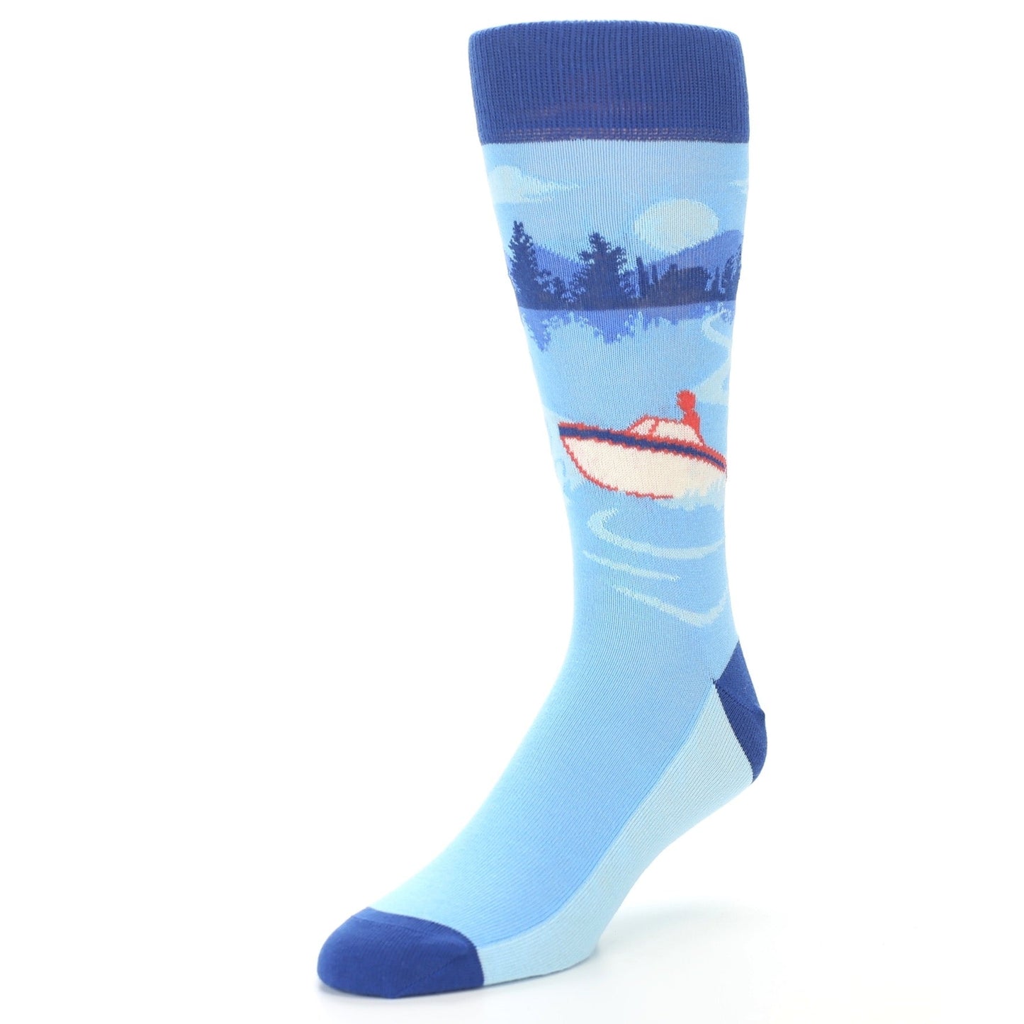 Speedboat Socks - Men's Novelty Dress Socks